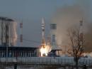 The launch of the Soyuz 2.1 vehicle from Russia's new Vostochny Cosmodrome. [Roscosmos photo]